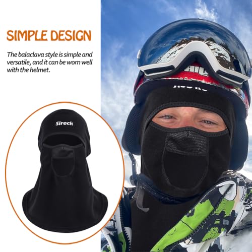 Cold Weather Balaclava Ski Mask for Men Women Windproof Fleece Winter Gear