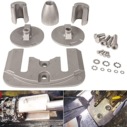 Complete Aluminum Anode Kit for Mercruiser Bravo 3 Sterndrive 2004+