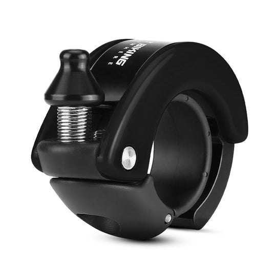 LESOVI Hidden Bike Bell, MTB Bicycle Bells for Adults or Kids, 100dB Loud Crisp Clear, Mountain Bike, e Scooter, Walker - for 22.2mm/0.78in Handlebars (Black 0.87"/22.22mm)