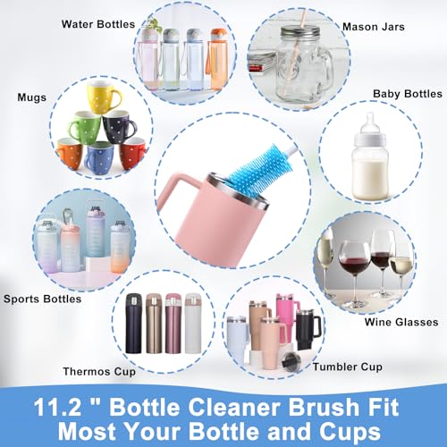 XANGNIER Water Bottle Cleaner Brush Kit for Hydrojug 32oz/40oz - 5 Pieces