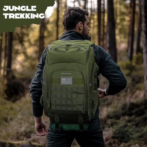 Maelstrom 40L Tactical Backpack Military Bag Water Resistant C.army Green