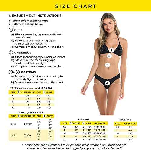 Body Glove Standard Smoothies Kendal Solid High-Cut Cheeky Bikini Bottoms for Women