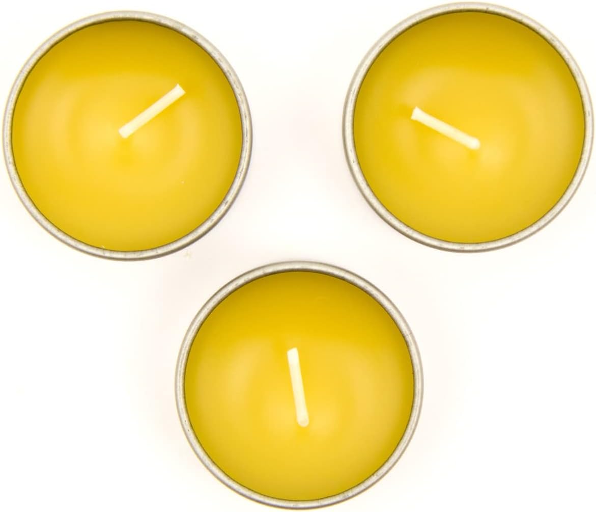 Exotac candleTIN Nano Emergency Beeswax Tealight Candle, Pack of 3