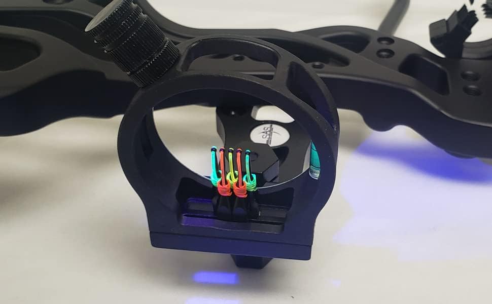Universal Fit SAS Compound Bow LED Fiber Optic Sight Light - 3/8-32 Thread