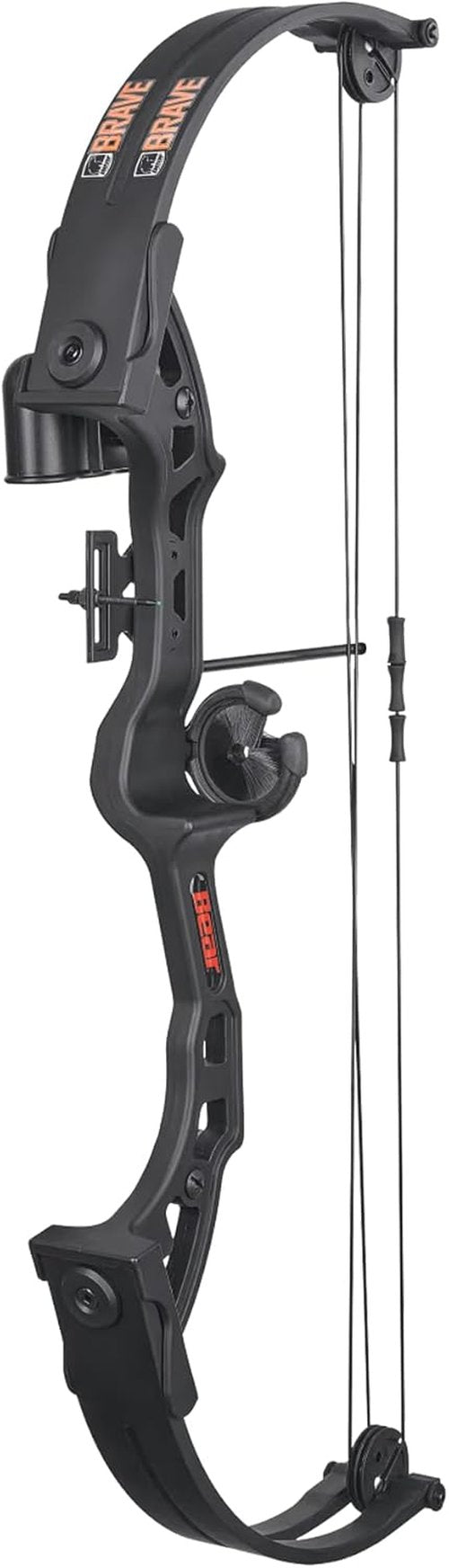 Bear Archery Brave Bow Set for Youth, Recommended Ages 8-12, Right Handed, Continuous Draw Weight Up to 25 lb., Continuous Draw Length Up to 19.5-inches