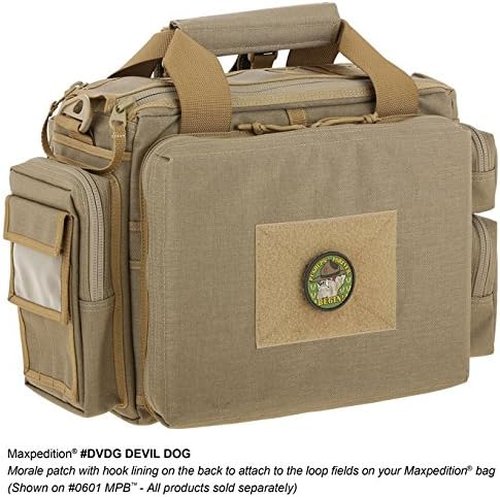 MAXPEDITION Devil Dog Tactical Patch - Durable Embroidered Military Badge