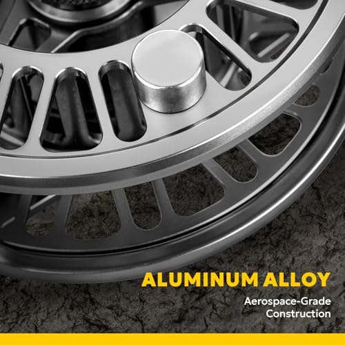 Fly Fishing Reel CNC Aluminum Mid Arbor Lightweight Saltwater Durable