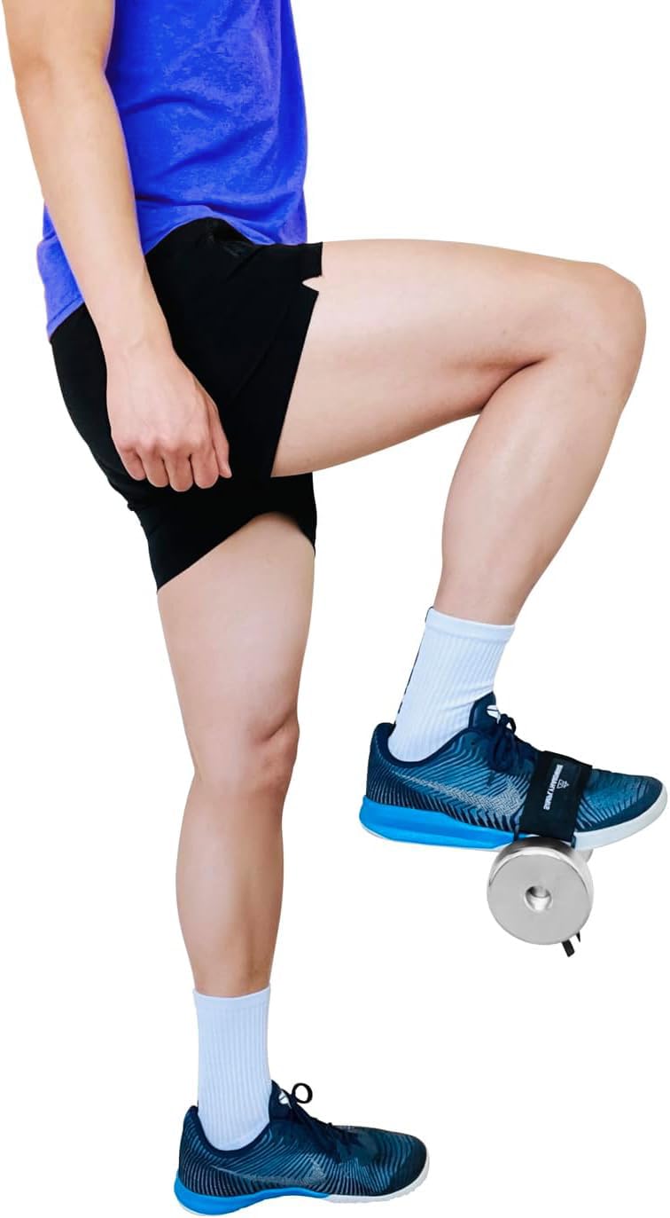 Tib Bar Foot Strap | Adjustable Weight Dumbbell Foot Strap | Tibialis Trainer Strap | Strap only