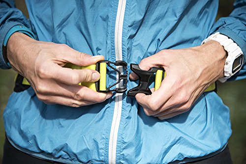 Nathan Peak Running Hydration Waist Pack Belt with 18oz Water Bottle - Black