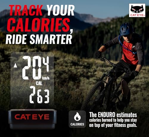 Cateye Enduro Wired Bike Computer - Heavy-Duty Cycling Dashboard