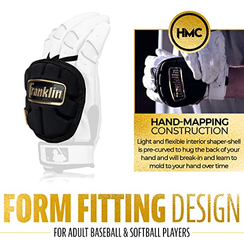 Baseball Hand Guard for Right and Left Hand Batters - Black, One Size, Protective Shield