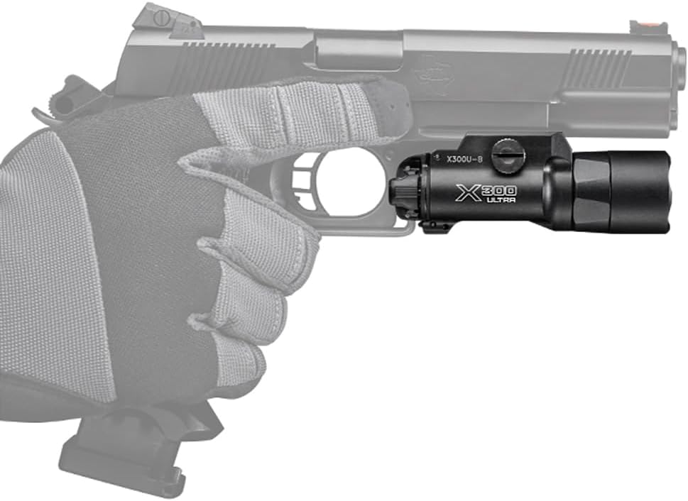 SureFire X300 Ultra LED Weapon Light with TIR Lens - Tactical Flashlight for Firearms