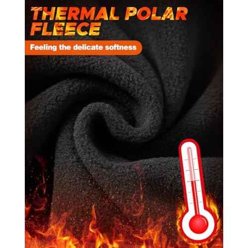 Winter Ski Mask Fleece Balaclava with Movable Deisgn for Men Women-Face Covering Mask for Cold Weather Skiing Motorcycle