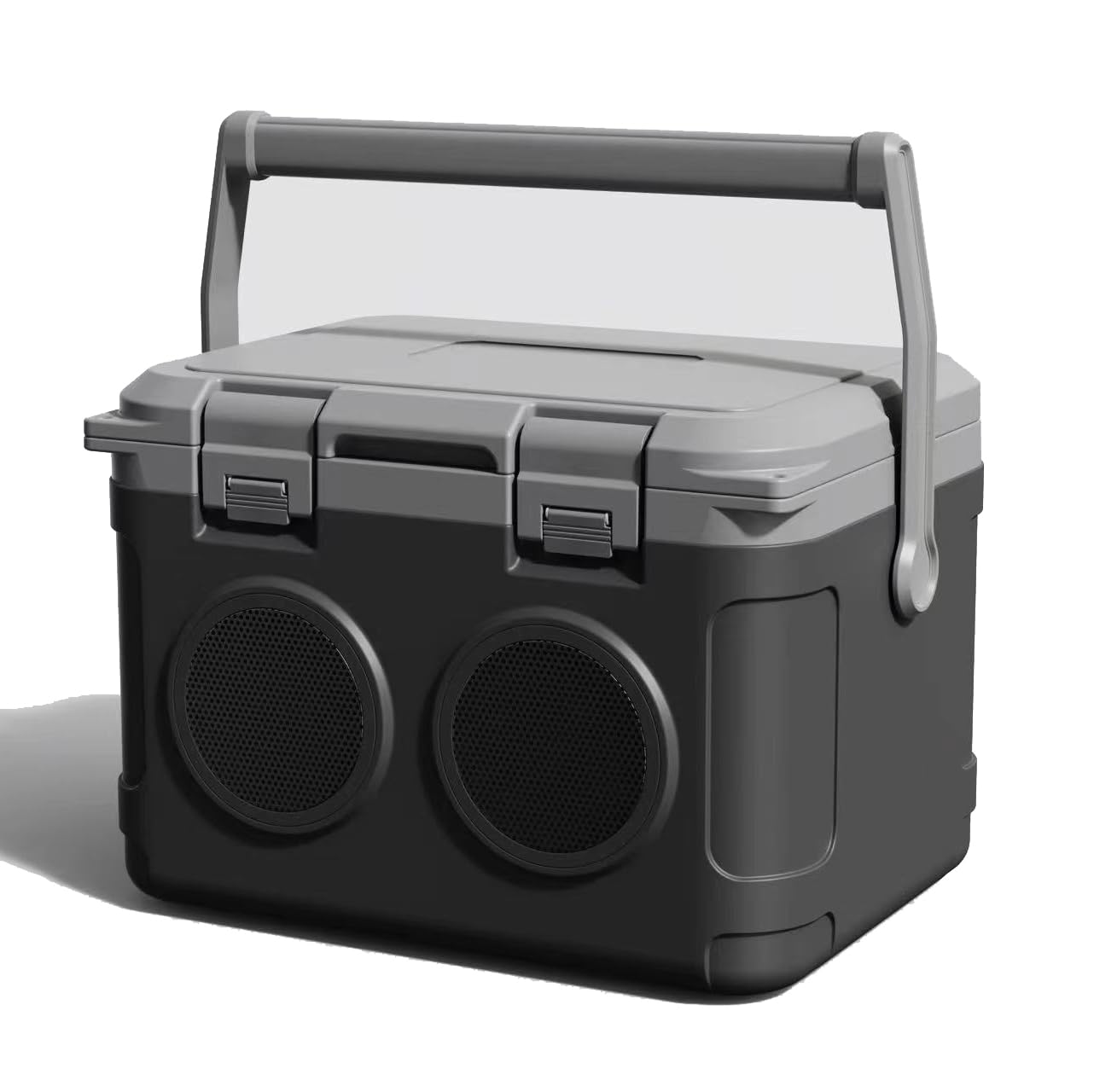 GETUHAND Camp Cooler with Bluetooth Speaker 22 Quart，48 Hours Ice Retention, Portable Handle, Outdoor Camping Cooler for BBQs, Beach, Hiking Black