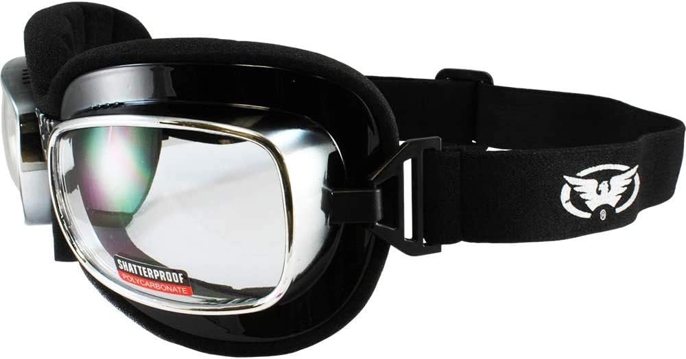 Global Vision Eyewear Retro Joe Goggles with Spring Hook Pouch