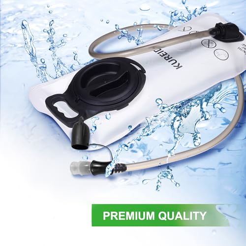 3L Waterproof Hydration Bladder - White, Leak Proof Water Reservoir for Cycling Hiking Camping