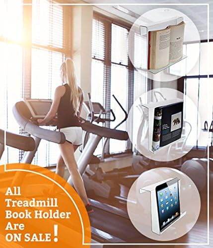 SourceOne LLC Extra Deep Treadmill Book Holder (TBH-X)