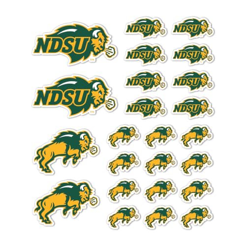 North Dakota State University Bison Sticker Decal - 8.5 x 11 Inches - Outdoor Vinyl