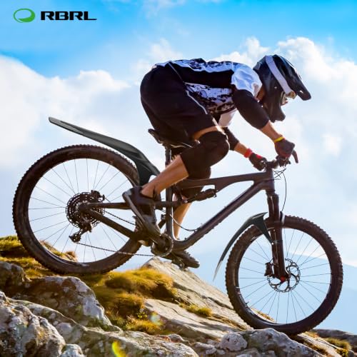 Universal MTB Bike Fender Set - Adjustable 26-29 Inch Mud Guards for Mountain Bikes