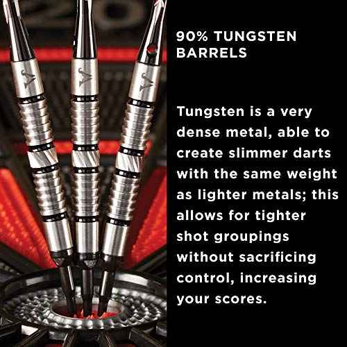 Viper Element 90% Tungsten Soft Tip Darts with Storage/Travel Case, 18 Grams