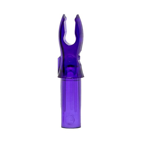 Bohning A Nock, for .204 Shafts (Small, X-Nocks, 5mm) 12 Pack, Purple