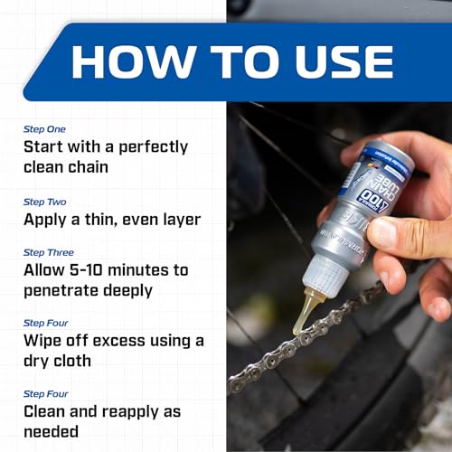 All Conditions Bike Chain Lube ? All-Weather Lubricant for Bicycles & Electric Bikes ? Protects Against Wear, Reduces Friction, Fights Corrosion ? 50ml (1.69 oz)