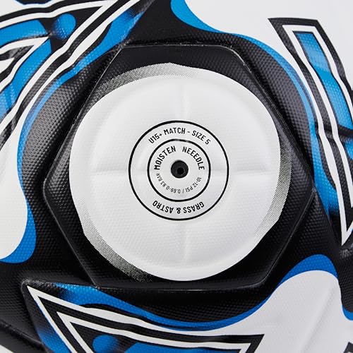 Mitre Soccer Ball - FIFA Quality Approved, Delta One White/Black/Blue - 5