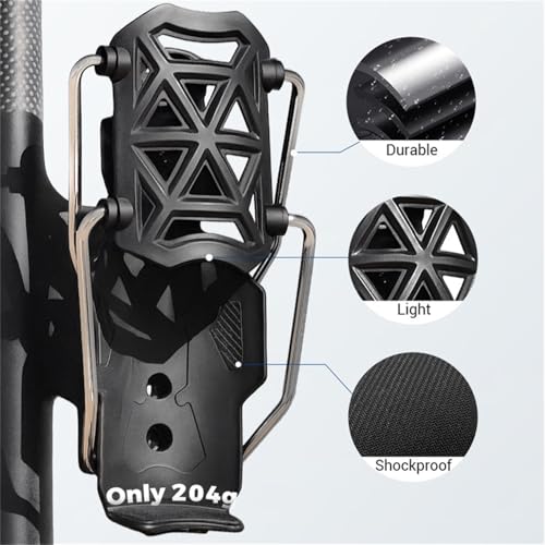 Adjustable Handlebar Cup Holder for Bicycle Motorcycle Scooter Marine Black A