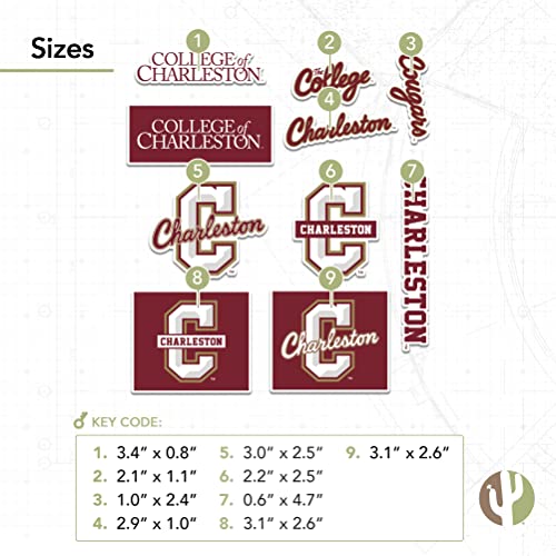 Charleston Golden Eagles Vinyl Sticker Decal - Campus Spirit, Waterproof