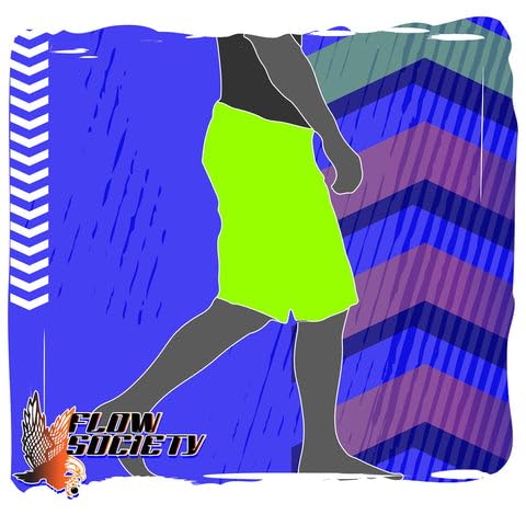 Flow Society Shamrock Flow Boys Lacrosse Shorts | Boys LAX Shorts | Lacrosse Shorts for Boys | Kids Athletic Shorts for Boys Black
