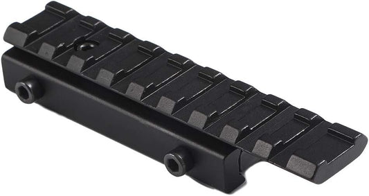 Adapter Rail Mount - This Item Converts 3/8" Dovetail Grooves to Accept 7/8" Picatinny Style Scopes and Accessories - Fits Crosman 760 Pumpmaster Repeatair 1077 Air Rifles