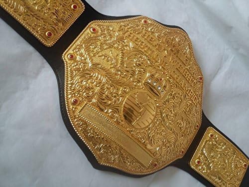 Adult Replica Big Gold Wrestling Championship Belt Title