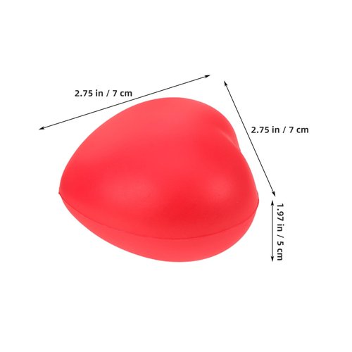 Beavorty Hand Grip Strength Trainer, 3pcs Finger Strengthener Ball Heart Shaped Hand Grip Ball Finger Resistance Exercise Squeezer for Adults Hand Workout
