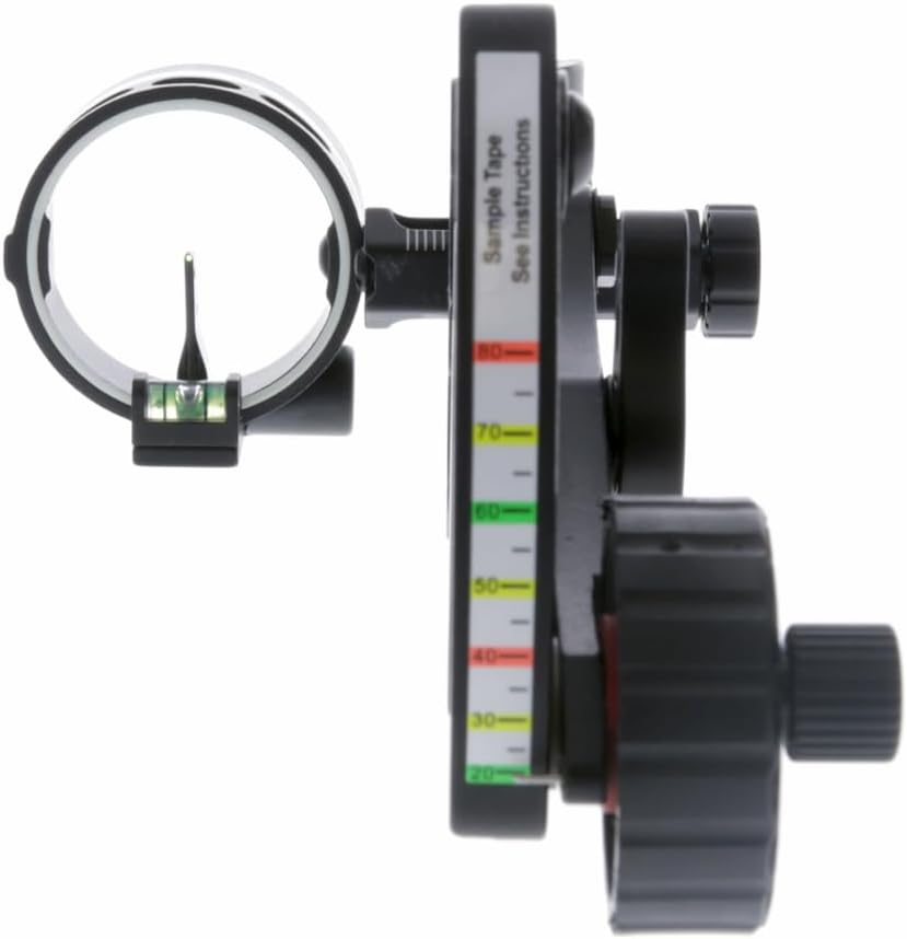 TRUGLO Range Rover Micro-Adjustable Bow Sight for Archery - Left/Right-Handed, Zero-In Dial, LED Light & Quiver Mount