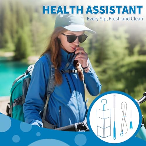 Hydration Bladder Cleaning Kit with Brushes & Drying Frame for Camelbak