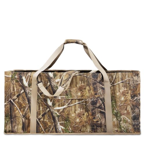 Fall Forest 12 Slot Duck Decoy Bag for Waterfowl Hunting with Drainage