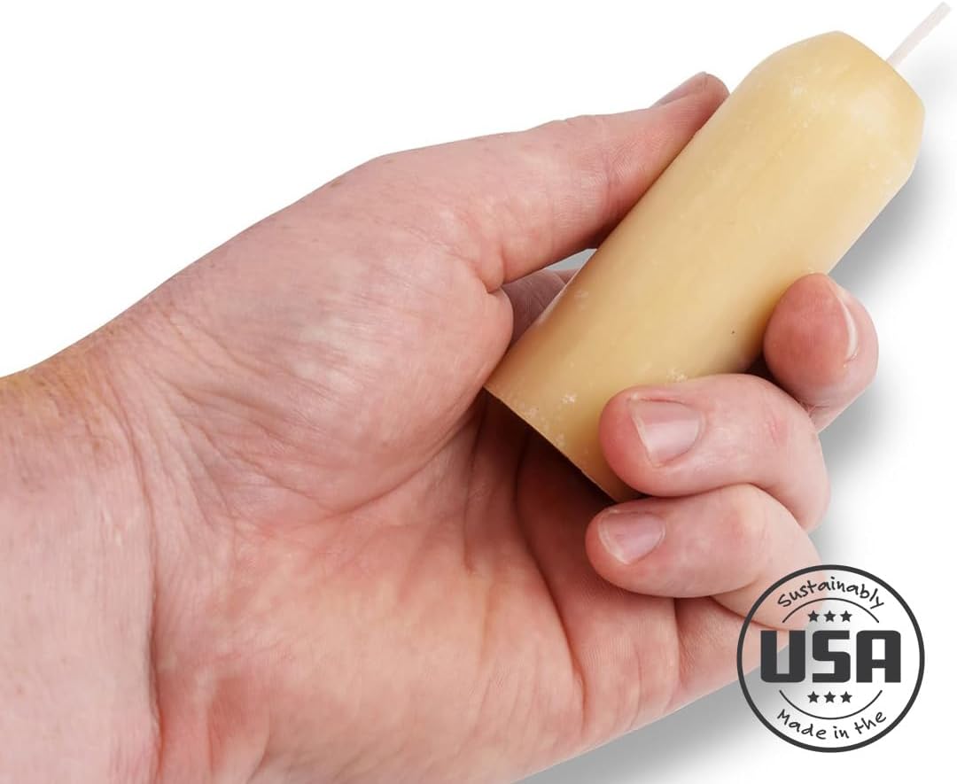 UCO 12-Hour Beeswax Candles for Lanterns | Long-Burning & Made in USA