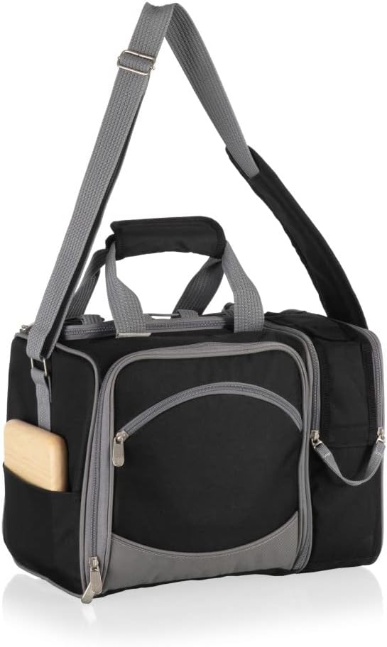 NCAA Malibu Cooler Picnic Basket - Insulated Tote with Complete Picnic Set