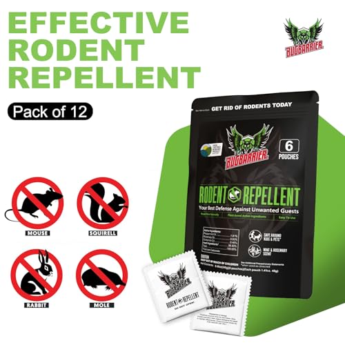 9 Ounce Extra-Strength Natural Mouse Repellent Pouches - 12 Pack