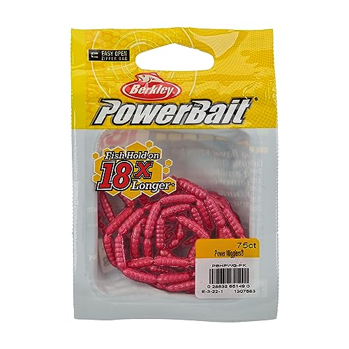 Fishing Soft Plastic Bait - Red Wiggler PowerBait Wigglers for Panfish