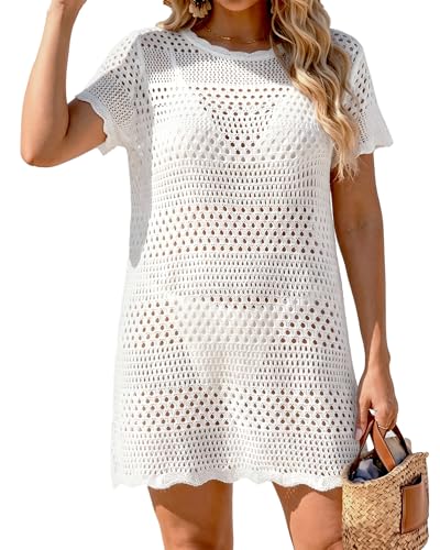 Women’s Crochet Swimsuit Coverup - Beach & Poolwear