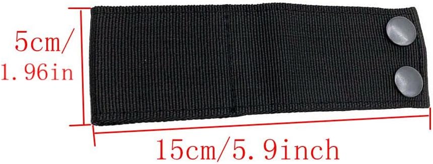 Handcuff Case Nylon Hand Cuff Strap Holder Safety Snap Closure 2.25" Duty Belts
