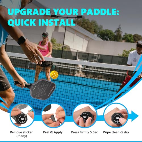 6-Piece Pickleball Paddle End Cap Weights Set for Balance & Control - Varied Weights