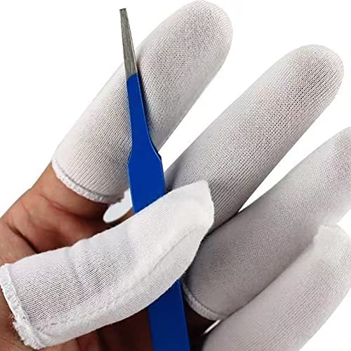 200 Pcs Cotton Finger Cots Reusable Finger Protectors for Nail Art & Craft