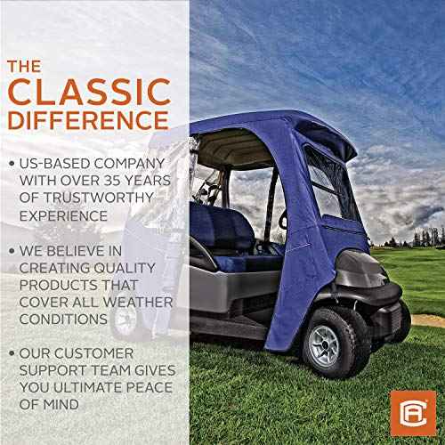 Classic Accessories Fairway Long Roof 4-Person Golf Cart Cover