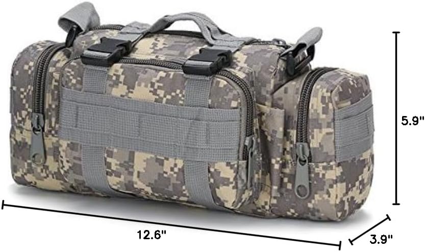 FAMI Deployment Bag Tactical Waist Pack Small Sling Pack Hand Carry Bag Handlebar Bag