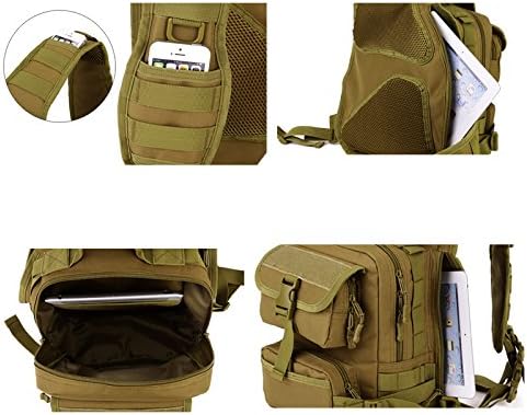 Tactical Military Sling Pack - Molle Chest Daypack Backpack for Outdoor Use