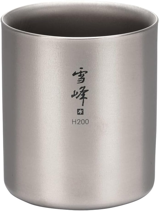 Snow Peak Seppou Stacking Mug H200 Titanium One Size
