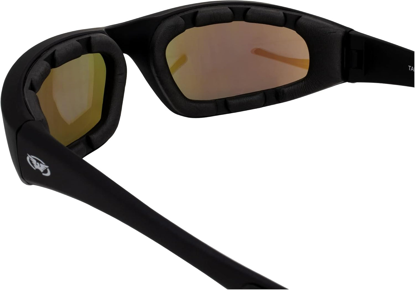 Global Vision Eyewear Black Frame Kickback Riding Glasses with GT Lenses