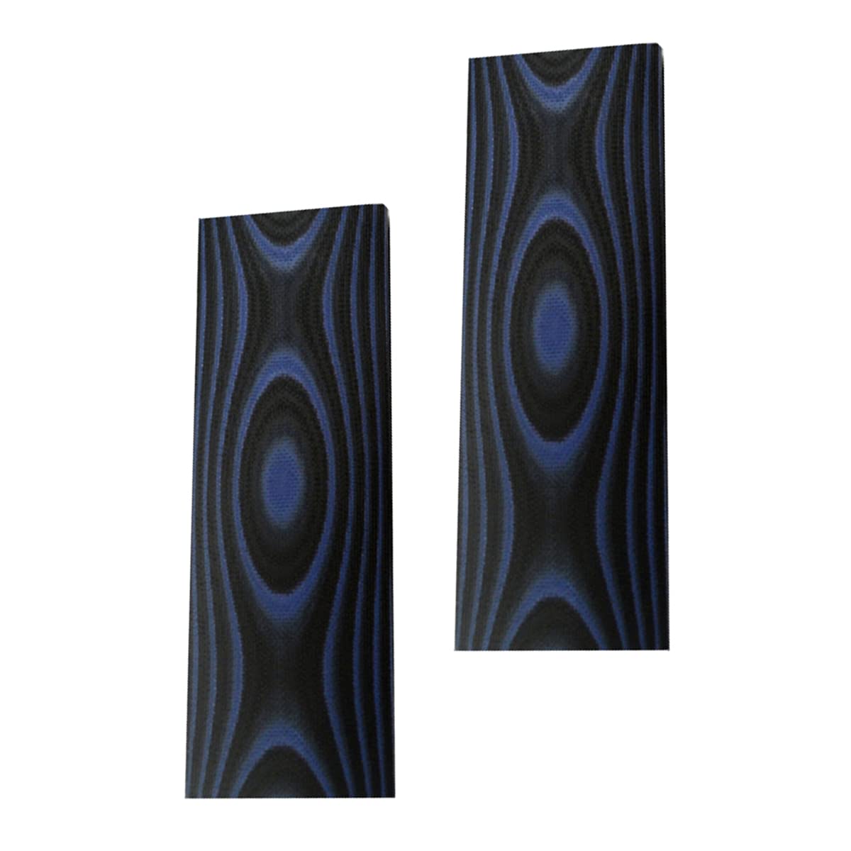 HAISDA Blue G10 Scales knife Handle Material Knifemakers Sword DIY Slabs Grips Micarta Blanks Slabs Material pack of 2